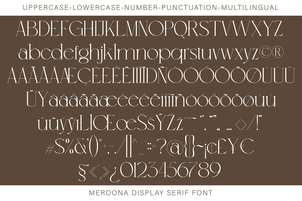 Meroona - Display Serif, a Serif Font by executypeStudio (Photo 7 of 14)