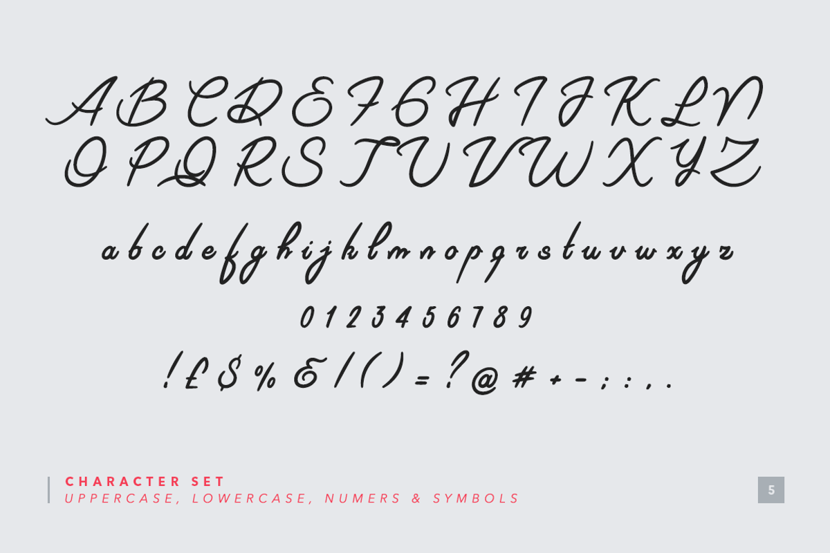 Riviera - Signature Font preview 5