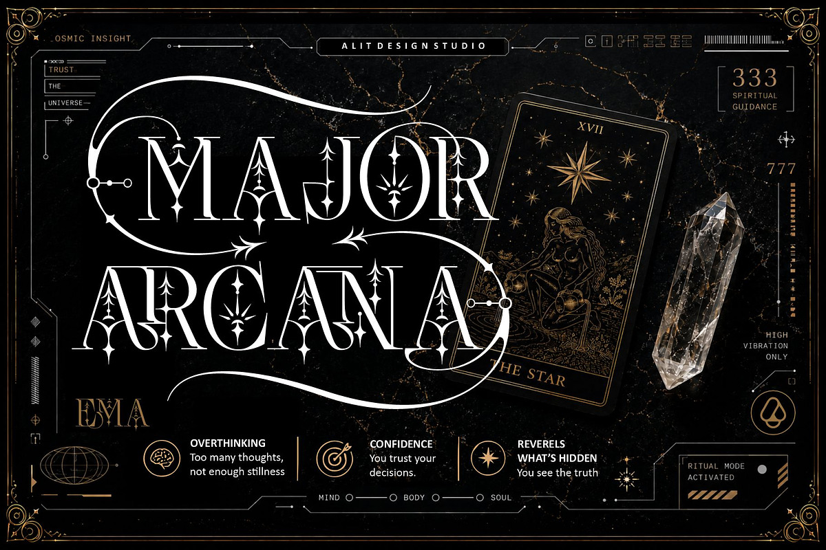 Nebulan Star Typeface, a Sans Serif Font by alit design (Photo 4 of 17)