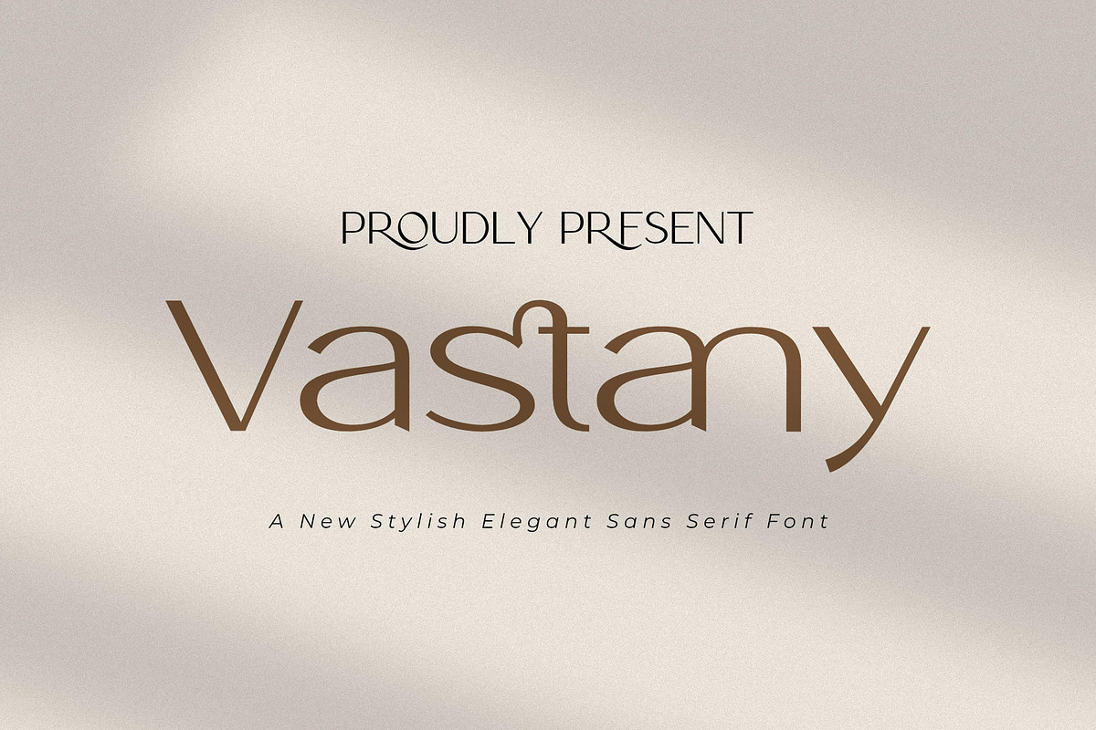 Vastany | A Stylish Sans Serif, a Sans Serif Font by Andrimada Creative (Photo 1 of 14)
