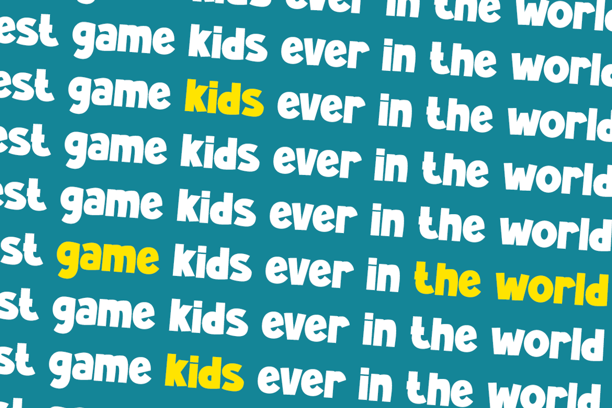 CRONOS KID – Bold Kids Display Font, a Font by Pinisi ART (Photo 2 of 10)