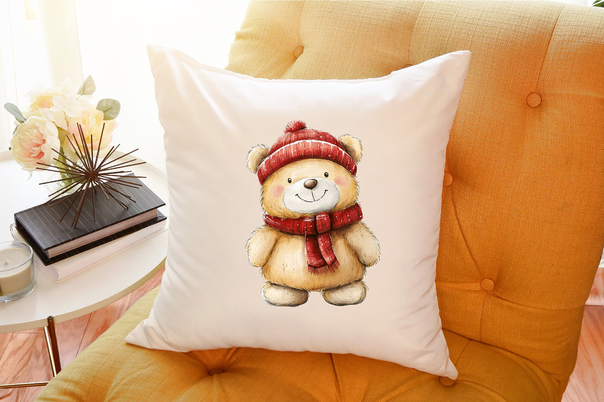 Cute Teddy Bear Clipart - Teddy Bear, an Illustration by Sublimation Artist (Photo 6 of 6)