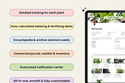 Plant journal - Notion template, a Websites & App Template by Iasan Design (Thumbnail 3 of 11)