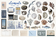 Sea Memories Mixed Collage Kit, an Object Graphic by alenaganzhela (Thumbnail 3 of 8)