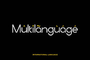 Teratte Minimalist Logo Font, a Sans Serif Font by Artiveko (Thumbnail 9 of 10)