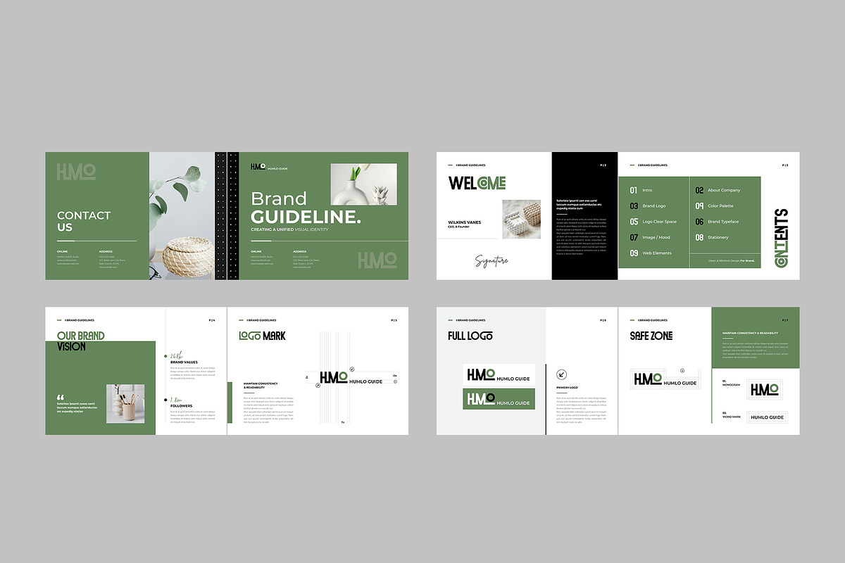 Brand Guidelines Template Ai & Id, a Brochure Template by StyleArt (Photo 9 of 11)