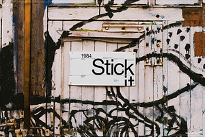 Sticker Mockup 011