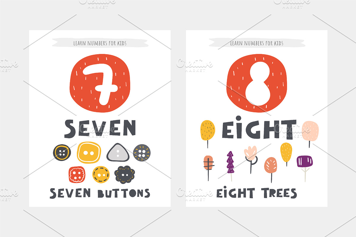 Learn numbers, an Object Graphic by Veresk (Photo 5 of 6)