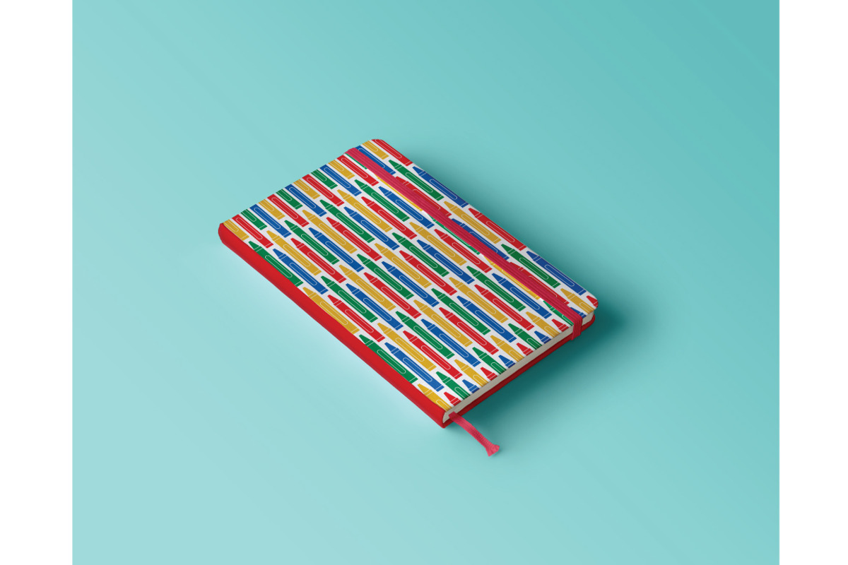 Crayon Seamless Vector Pattern, a Pattern Graphic by K McCormack Designs (Photo 3 of 4)