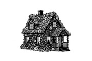 Cute House Silhouette Bundle, an Illustration by Designs_River (Thumbnail 27 of 31)