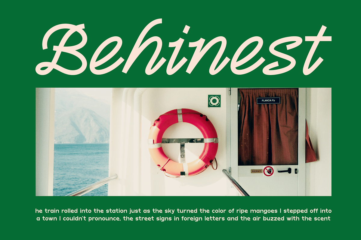 Methin - Handwritten Serif Typeface, a Handwritten Font by MaikoHatta (Photo 2 of 7)