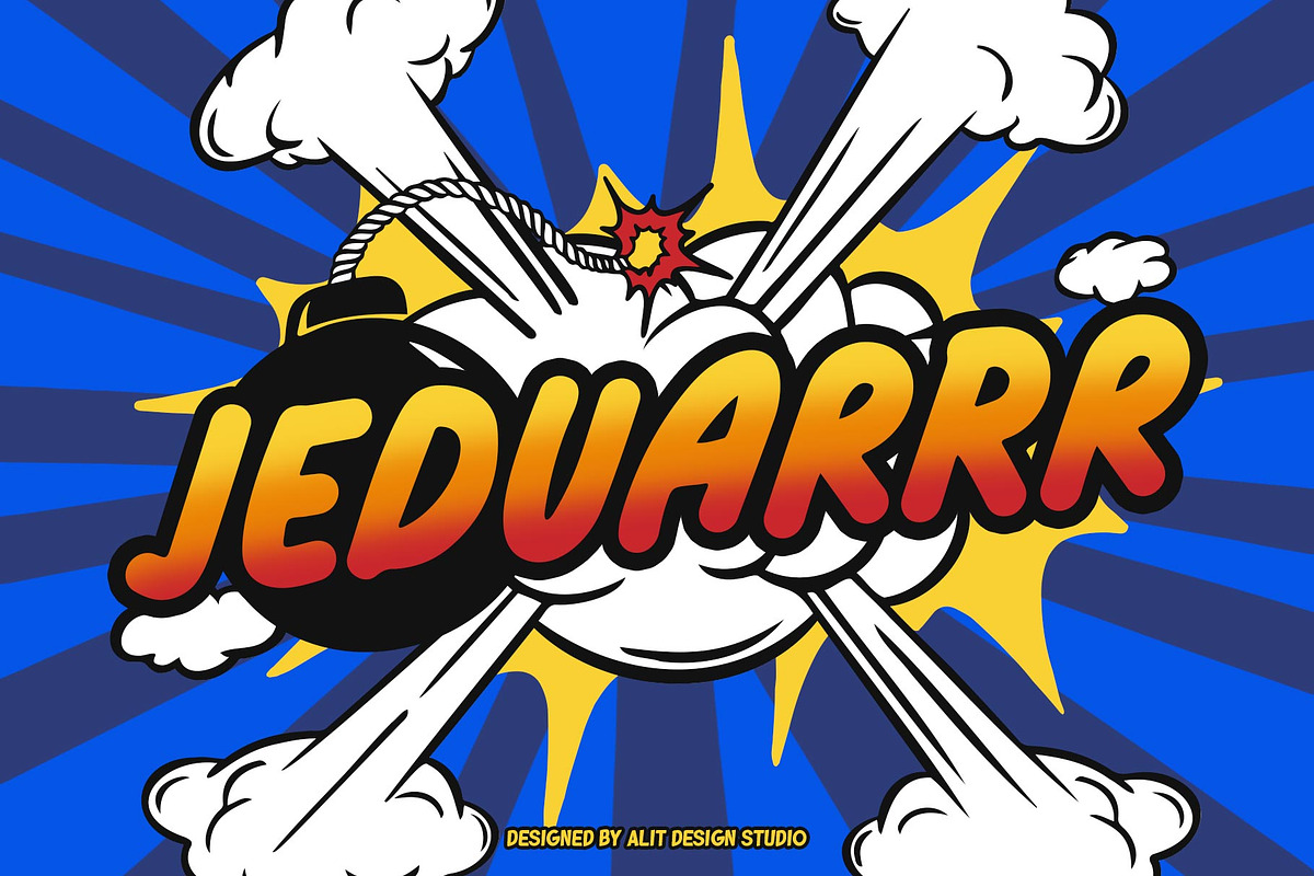 Brootahh Comic Typeface, a Sans Serif Font by alit design (Photo 12 of 16)