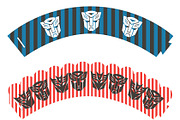 Transformers Birthday Party Package, a Templates & Theme by Lytvynenko Anna (Thumbnail 6 of 13)