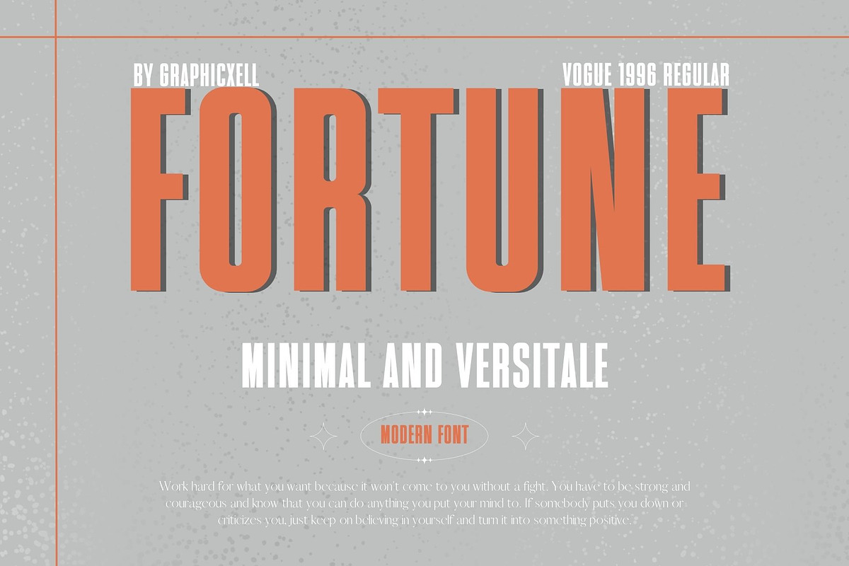 Vogue Sans Serif Font, a Sans Serif Font by Graphicxell (Photo 3 of 9)