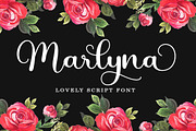 Marlyna Script, a Script Font by Bosstype Studio (Thumbnail 1 of 8)