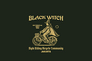Black Witch Logo Template, a Branding & Logo Template by Kreasi Malam (Thumbnail 4 of 8)