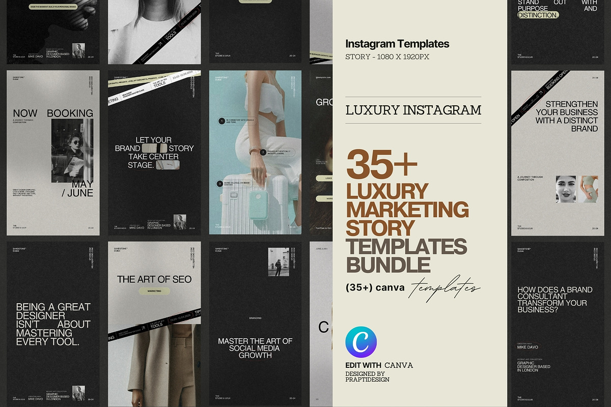 Aesthetic Story Instagram Template, a Social Media Template by Prapti Design (Photo 1 of 9)