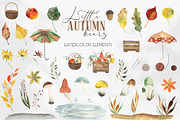 Little Autumn Bears. Watercolor, an Object Graphic by Ana-Sakuta (Thumbnail 3 of 12)