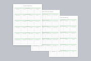 Sign up Planner Pages Set V-07, a Stationery Template by shahsoft (Thumbnail 2 of 3)
