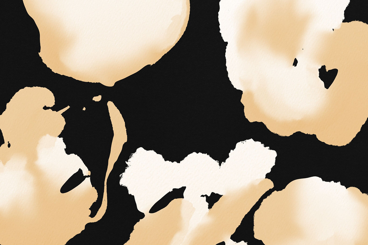 Orange and White Watercolour Paint, a Decorative Illustration by Pixafied (Photo 4 of 4)