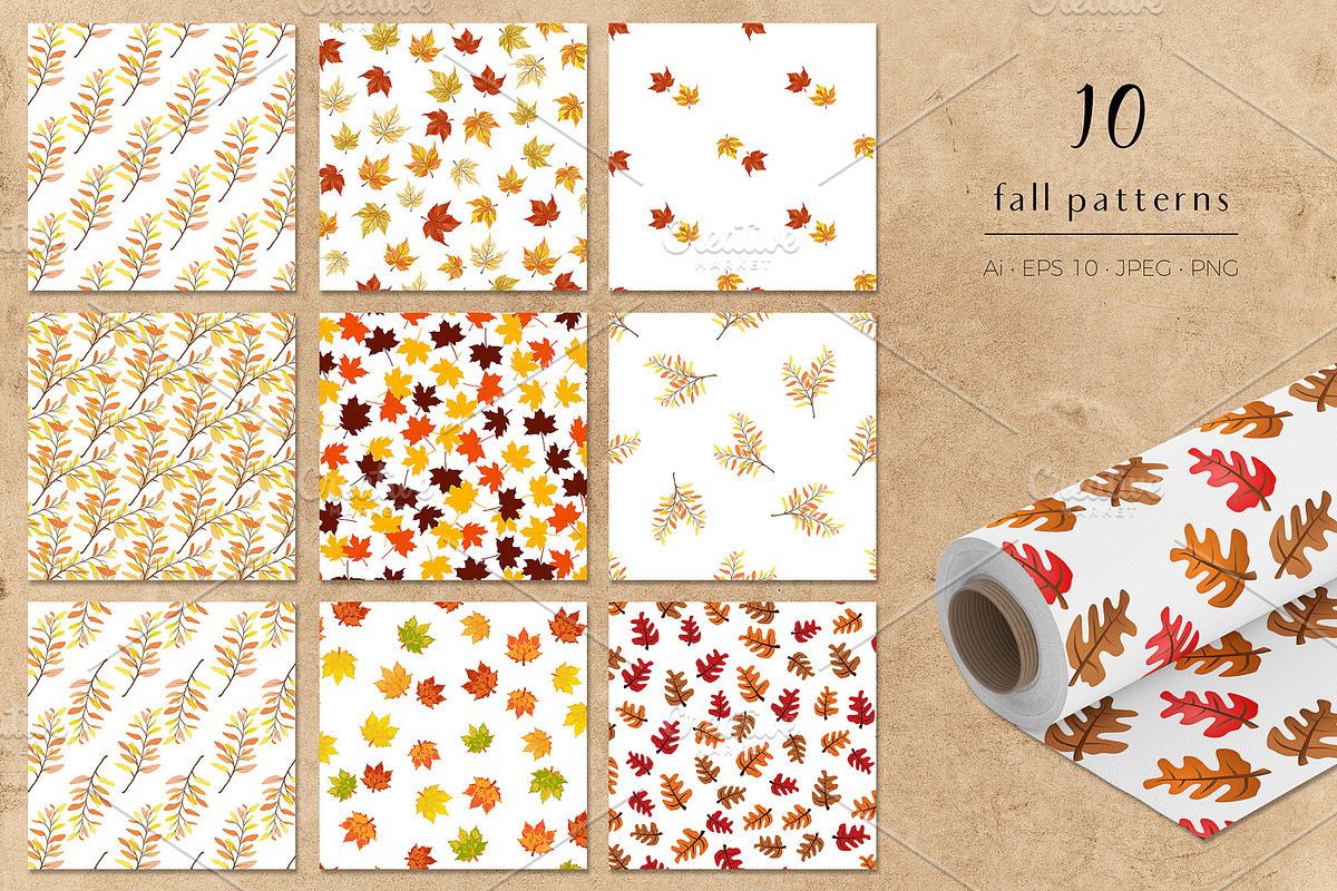 Autumn Kit, a Background Graphic by NKTN graphics (Photo 7 of 7)