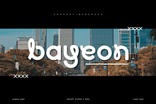 Bayeon - Hybrid Display Font