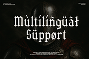Malthon - Medieval Blackletter Font, a Blackletter Font by RagamKata (Thumbnail 10 of 10)