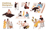 Designers creating clothing set, a Person Illustration by Good Studio (Thumbnail 1 of 8)