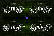 Anomale - Dark Tribal Font, a Blackletter Font by Artisan Themes (Thumbnail 4 of 11)