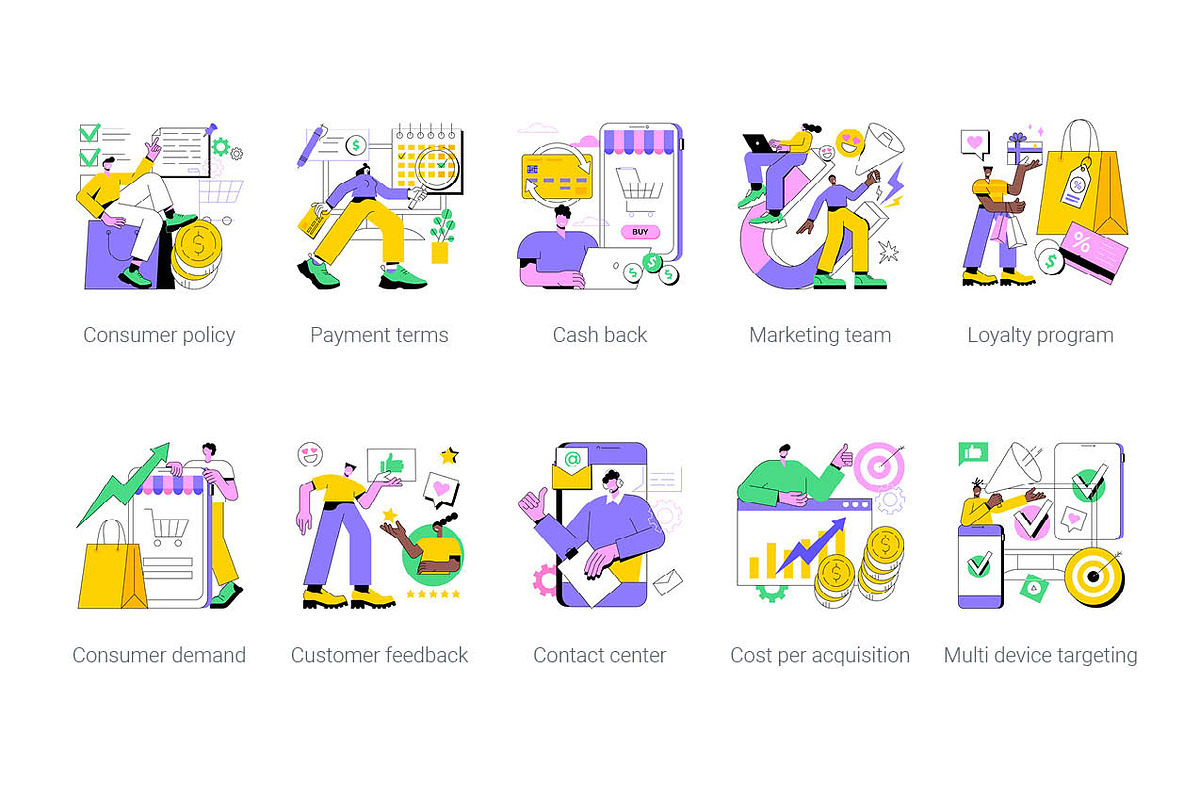 100 Marketing and sales concepts, a Templates & Theme by Visual Generation (Photo 3 of 10)