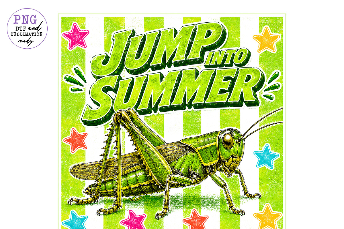 Preppy Summer Insect Clipart Bundle, an Animal Illustration by CreationArt