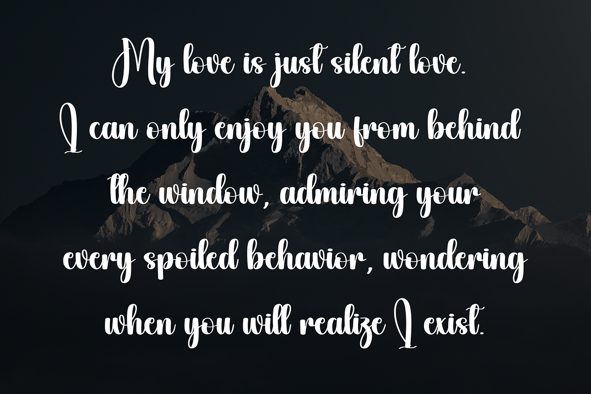 Starlight | Script Font, a Handwritten Font by Scratchones (Photo 6 of 9)