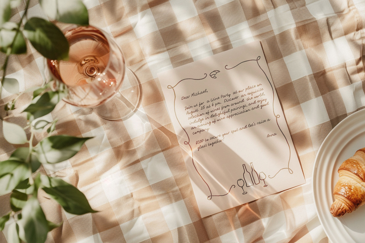 WineChic | Handwriting font | Extras, a Handwritten Font by AnMark (Photo 5 of 10)