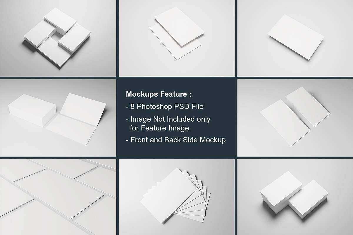 Business Card Mockups, an Advertising Mockup by alimran24 (Photo 2 of 11)