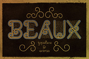 Beaux Typeface + Extras, a Sans Serif Font by Jordan Burgen Design (Thumbnail 3 of 6)