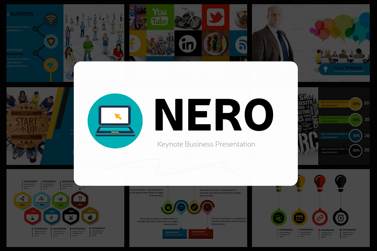 NERO - Keynote Business Templates, a Presentation Template by SlideFusion (Photo 1 of 5)