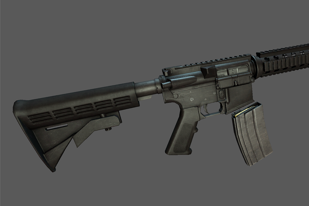M4A1, an Object 3D Model by Game-Ready Studio (Photo 1 of 5)