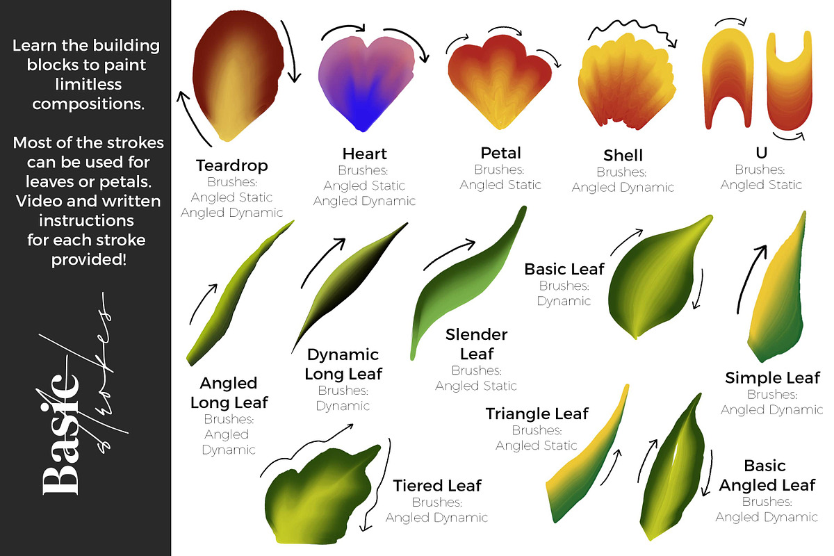 Dual Color Brushes for Procreate, a Brush Add-On by AJ Brushes (Photo 5 of 8)