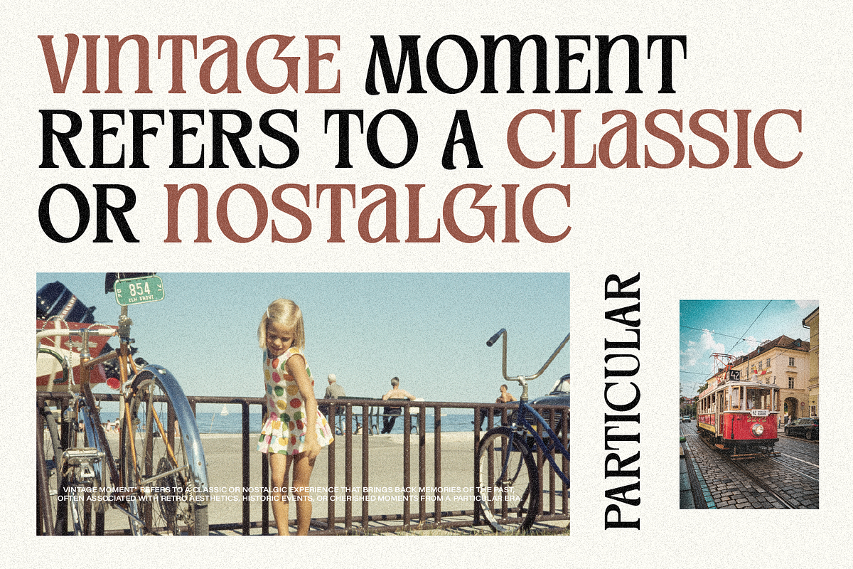 Meginer Nineties - Modern Serif, a Serif Font by Comactype Foundry (Photo 17 of 22)