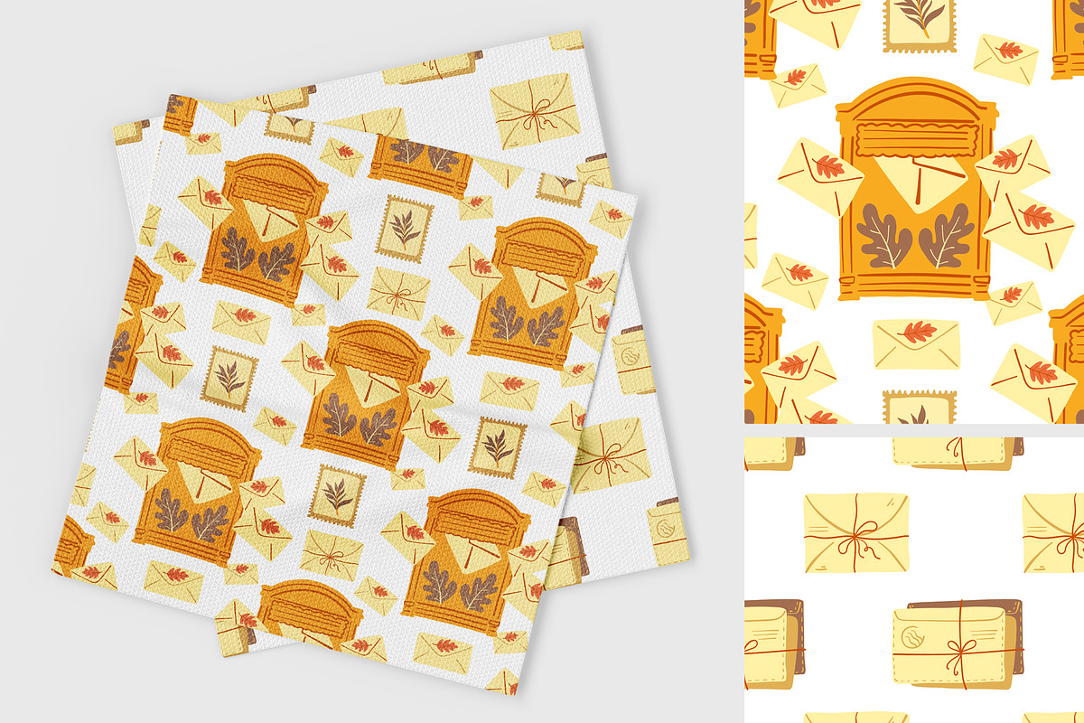 Snail Mail clipart patterns, a Seasonal Illustration by Carpet Tapete Pretzel (Photo 5 of 10)