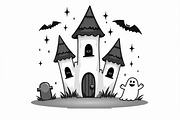 Spooky Halloween Clipart Set, an Illustration by BIPLOB EXPERT (Thumbnail 17 of 26)