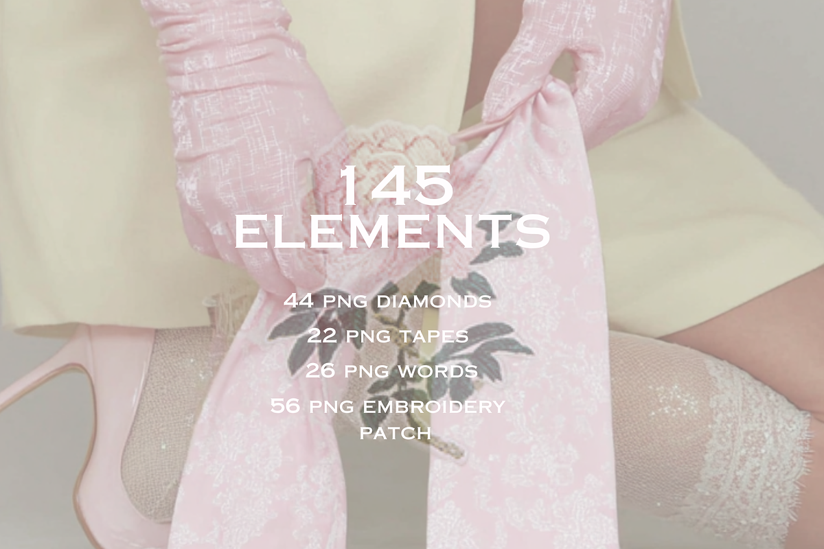 Embroidery & Diamond Patch, an Object Graphic by Kristina&Co (Photo 9 of 11)