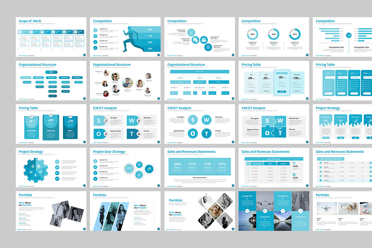 Project Proposal Google Slides, a Presentation Template by Design Vault (Photo 7 of 8)