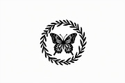Butterfly Wreath Clipart Bundle, an Illustration by Artivon (Thumbnail 9 of 9)