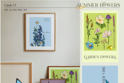 Summer flowers set, a Seasonal Illustration by Collection by VY (Thumbnail 2 of 11)