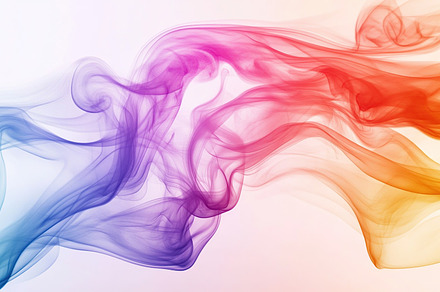 Long colorful neon swirl and waves, a Background Photo by AlyaAnd