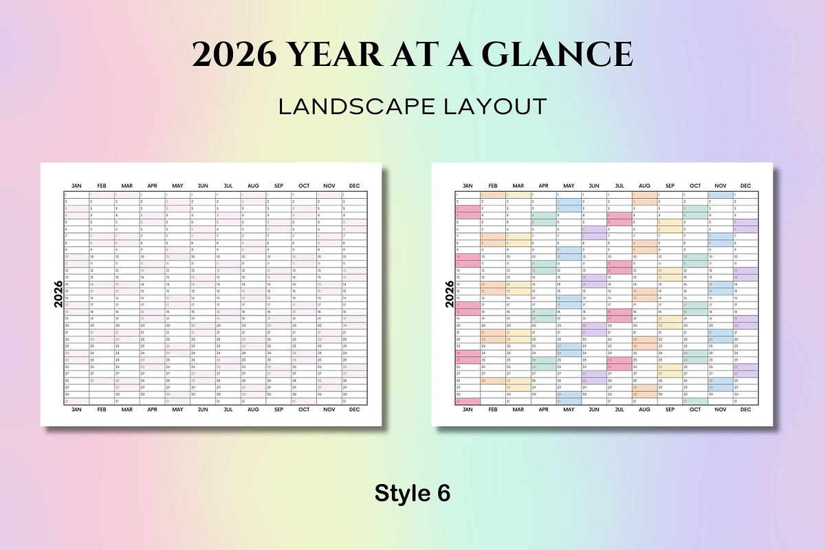 2026 Year at a Glance preview 8