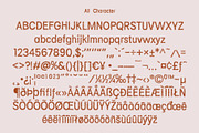 Campeno Unfocus, a Sans Serif Font by Craft Supply Co. (Thumbnail 8 of 8)