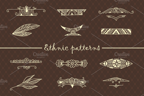 12 Tribal Ethnic Patterns