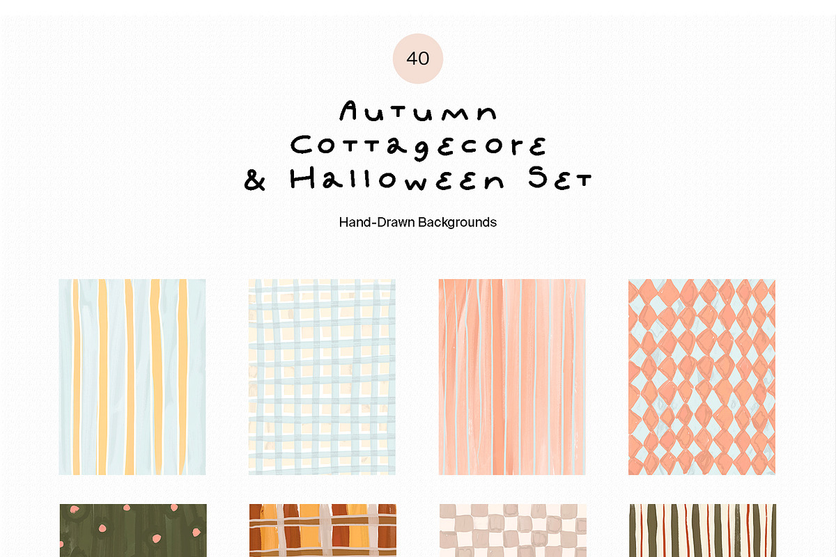 Autumn Cottagecore & Halloween Set, a Seasonal Illustration by divanovskaya_nv (Photo 14 of 18)